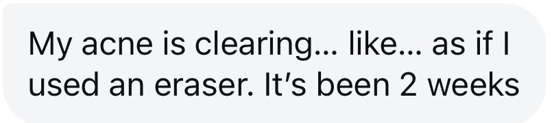 A real message from a woman in the program
